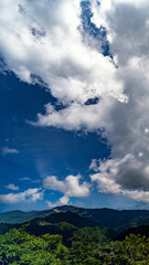 blue sky with clouds