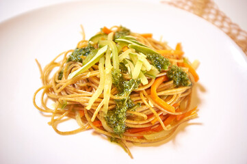 pumpkin noodles