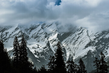 Beautiful mountain landscape background and scenic views