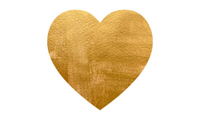 Heart with metallic painted texture. Hand drawn background or backdrop. Decorative painting. Blank template for banner, poster or print.