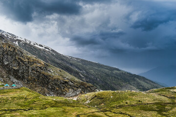 Beautiful mountain landscape background and scenic views