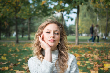 Beautiful young woman portrait