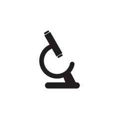 Microscope logo sign symbol design template