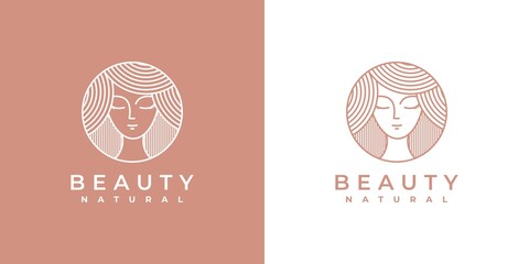 women beauty logo design inspiration for salon spa skin care and product beauty