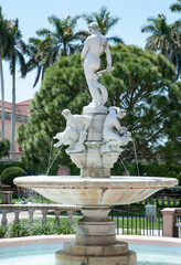 Obraz premium Sarasota Town Park Antiquity Style Fountain