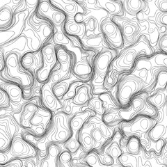 Topographical vector background with place for text