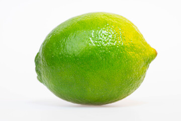 fresh and delicious lime isolated on white background
