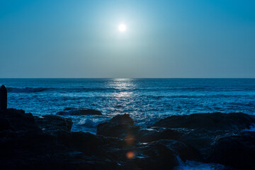 大洗磯前神社　日の出