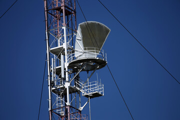 repeater antenna against the sky