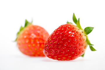 fresh and delicious strawberry isolated on white background

