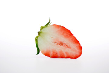 fresh and delicious strawberry isolated on white background
