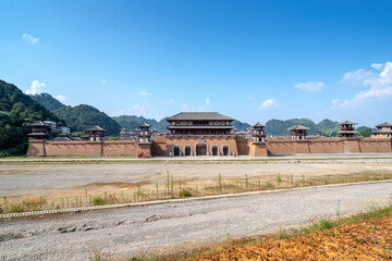 Qin and Han ancient city park, Guizhou, China.