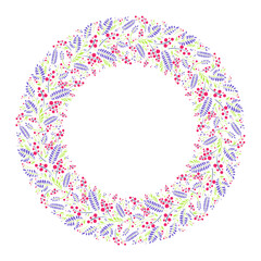 wreath of flowers