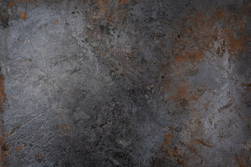 Black concrete wall texture rough shape with cracks and cuts