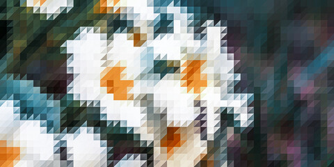 Abstract mosaic background for design