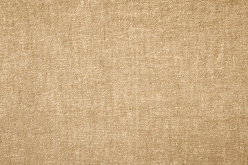 Fototapeta na wymiar Close up beige linen fabric texture background