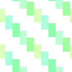 Abstract squares in green on a white background. Seamless vector.