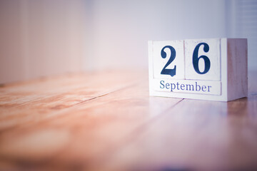 26 September - 26th of September - Happy Birthday - National Day - Anniversary