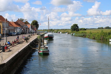 Ribe Å and its surrounding beautiful landscape 