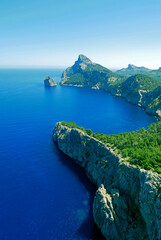 Cape Formentor in Mallorca, Balearic island, Spain