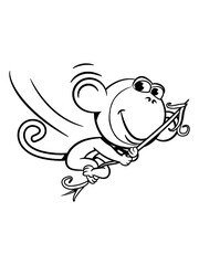 affe liane schwingen 