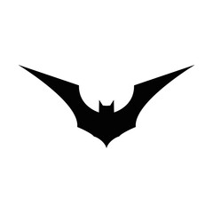 Bat clip art, it can be used as element of logo, icon etc