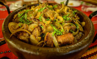 meat with vegetables 