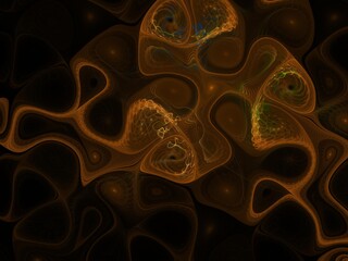 Imaginatory fractal background Image