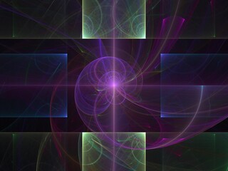 Imaginatory fractal background Image