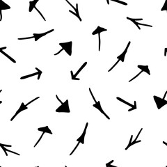 Funny vector white arrow pattern.