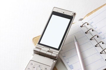 携帯電話と手帳