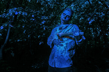 terrible bloody zombie