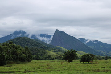 landscape with mountains