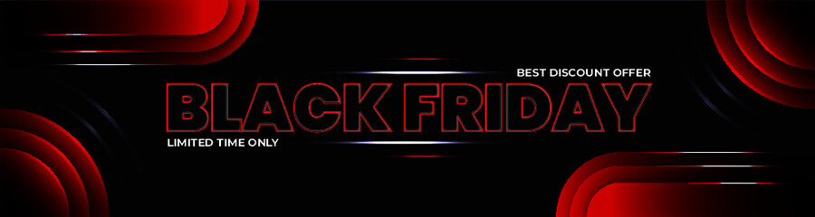 Black Friday Sale Vector