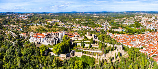 The Convent of the Order of Christ. UNESCO world heritage in Tomar, Portugal