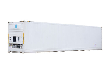 Reefer contanner cut out white background. So easy to use