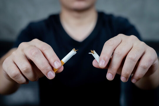 Men quit smoking to maintain health