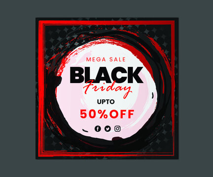 Black Friday  Social Media Sale Banner 