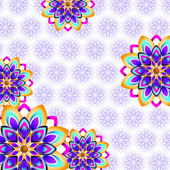 Obraz premium purple flower arrangement, background pattern,