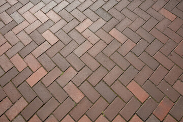 Diagonal verlegter Bodenbelag als Textur oder Hintergrund