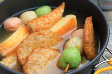登山で作るおでん