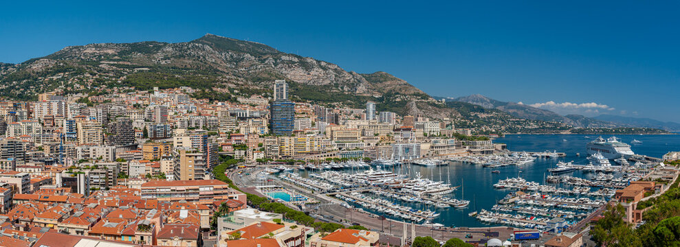 Panorama of Monte Carlo, Monaco