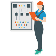 
Electrical technician for electricity maintenance 
