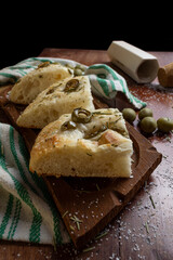 fotografía gastronómica focaccia