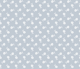 Elegant floral pattern in small flowers. Liberty style. Floral seamless background for fashion prints. Ditsy print. Seamless vector texture. Spring bouquet.