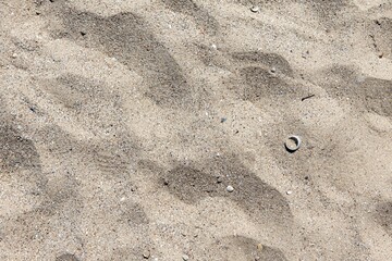 Background and texture of sand close up. Sea coast