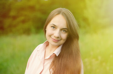 Naklejka premium woman portrait