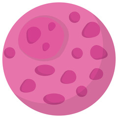 Naklejka premium Space planet venus icon 