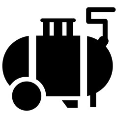 
Car air compressor icon design on white background
