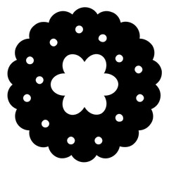 
Baked filled pie dish
